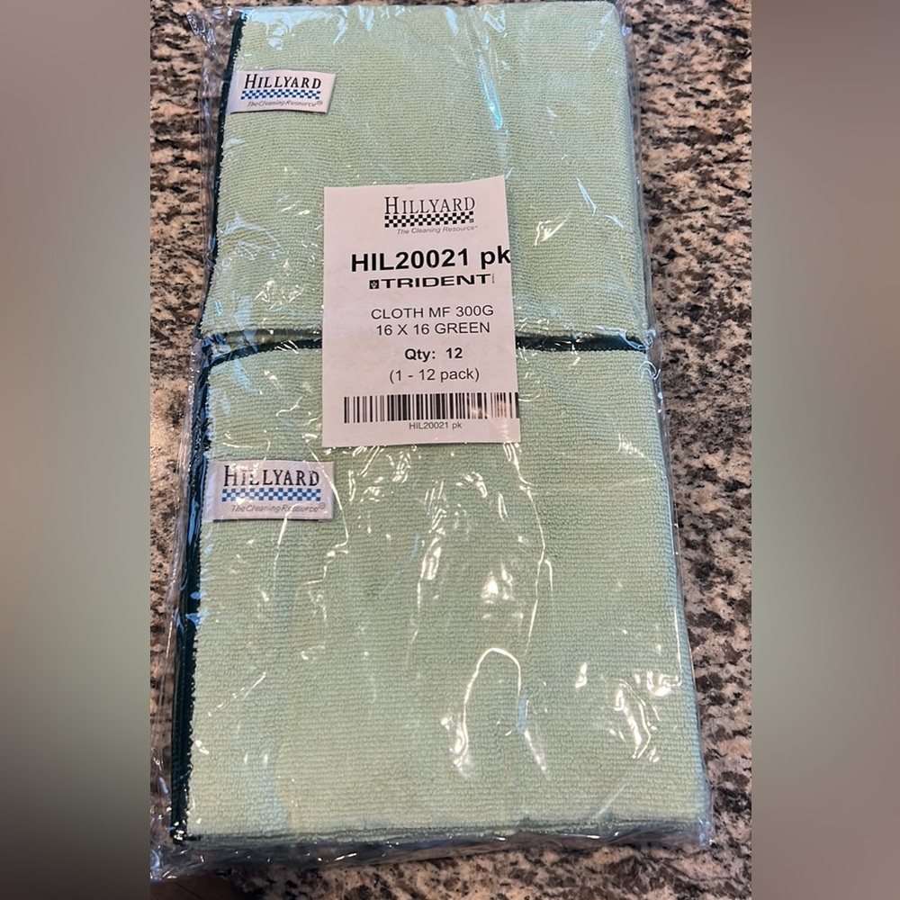 COPY - Hillyard | 16x16 Microfiber Cloths